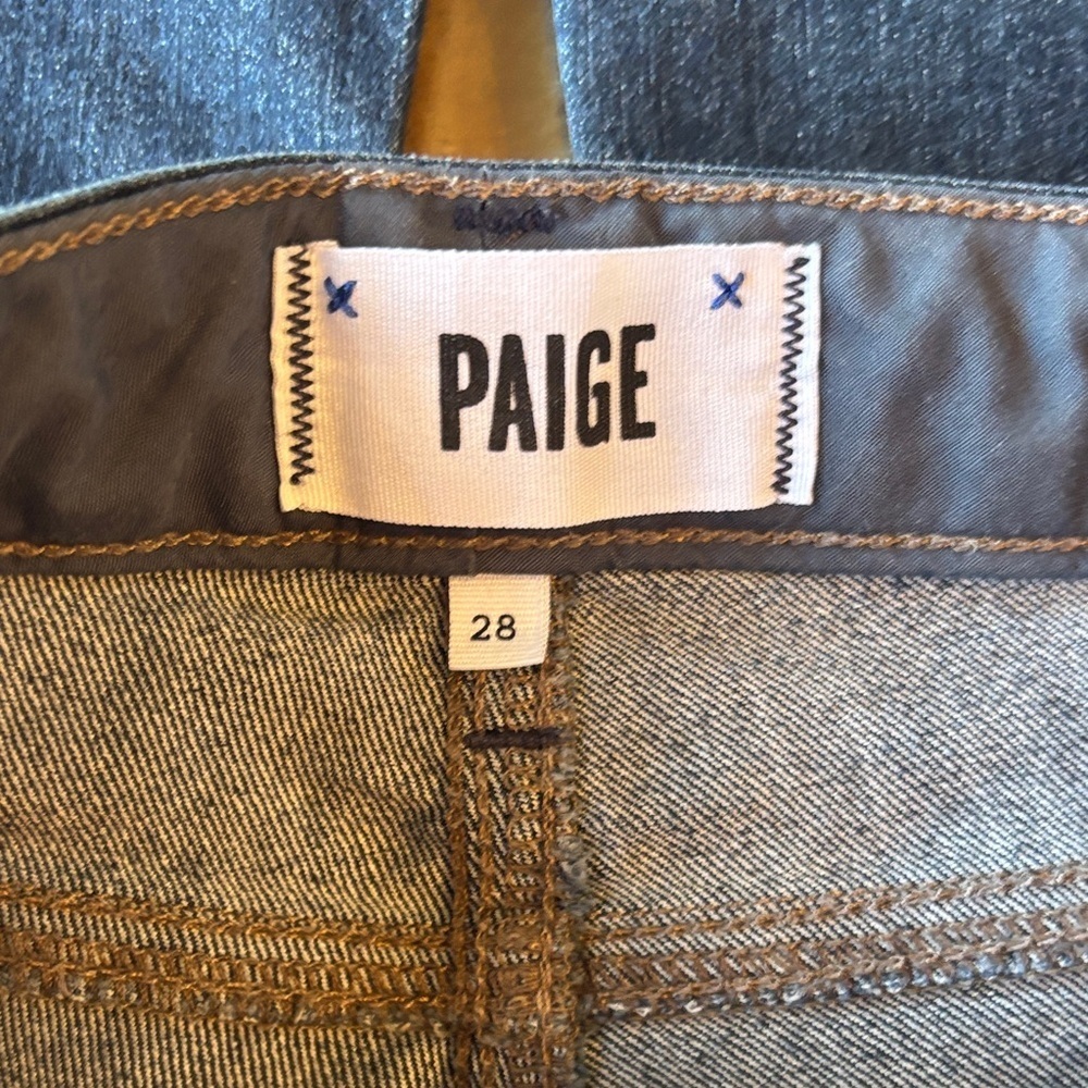 Paige Women's Blue Manhattan Jeans - Picture 2 of 12